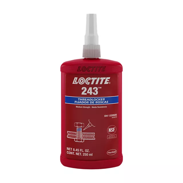 LOCTITE 243, fijador de roscas, botella 250 ml, Henkel LOCTITE, Viscosity, Speed 20 RPM: 2150.0 mPa·s (cP)