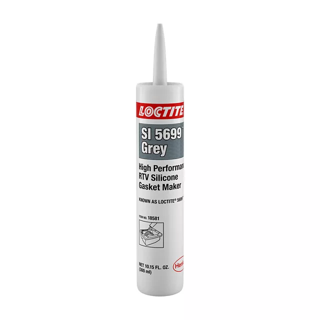 LOCTITE SI 5699, silicón RTV gris, cartucho 300 ml, Henkel LOCTITE, Color: Gray