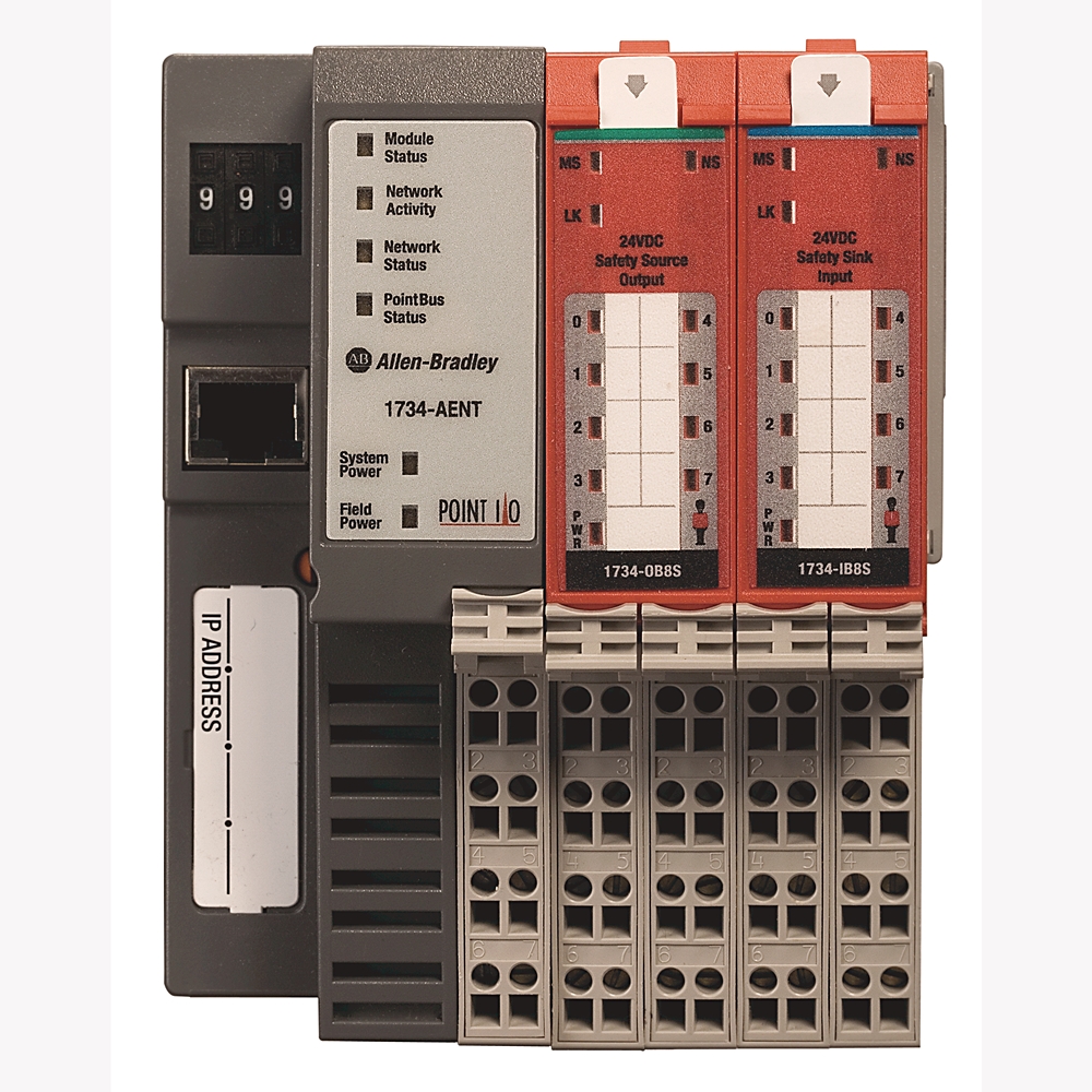 Adaptador de red Ethernet POINT I/O Allen-Bradley, Power Supply: 24V DC