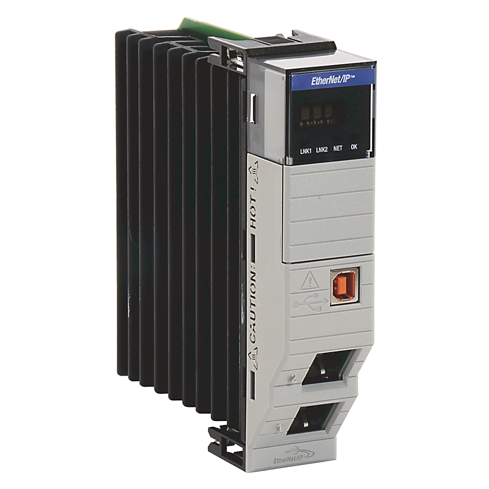 Allen-Bradley 1756-EN2TR CLX ENet/IP 100M DLR, Interface: 2 Copper RJ45 (10/100 Mbps)