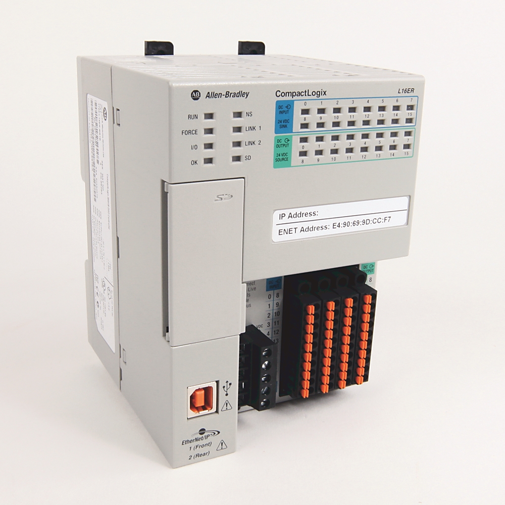Controlador CompactLogix Allen-Bradley L16 de 384KB, Ctlr: 384 kb