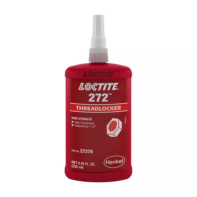 LOCTITE 272, fijador de roscas, botella 250 ml, Henkel LOCTITE, Viscosity, Brookfield - RVT, @ 25.0 °C: 4000.0 mPa·s (cP) - 15000.0 mPa·s (cP)