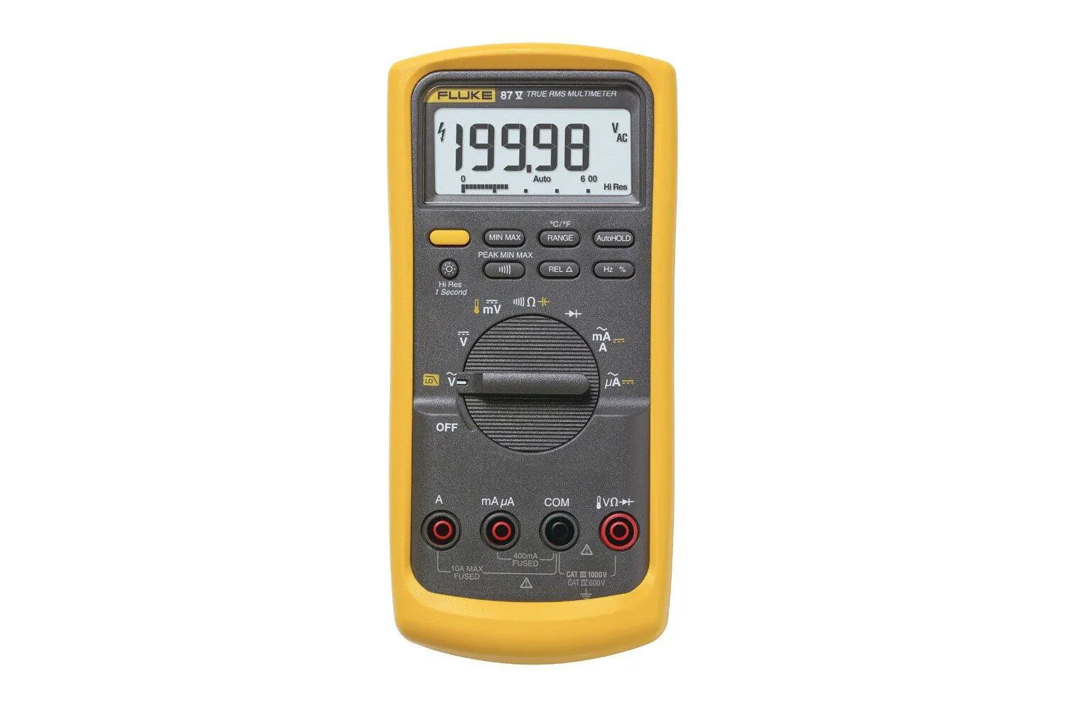Fluke 87V, 1000 V AC/DC, CAT III 1000 V / CAT IV 600 V