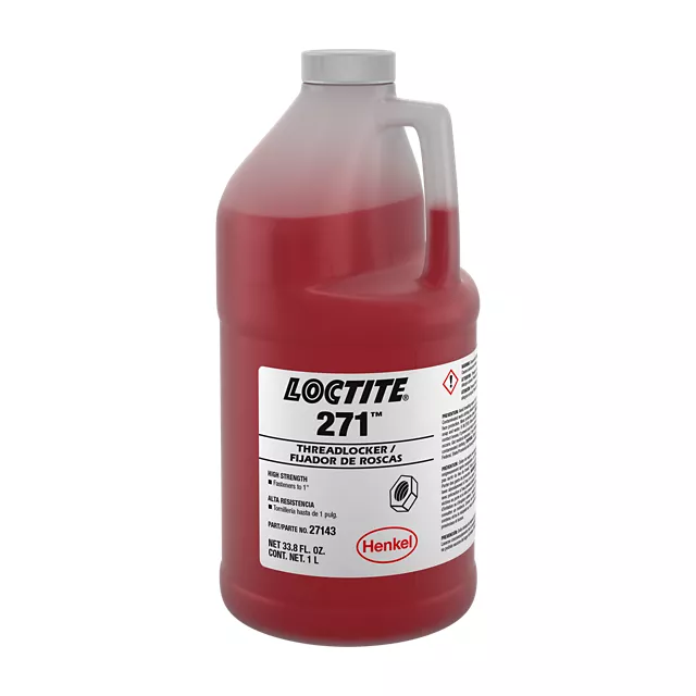 LOCTITE 271, fijador de roscas, botella 1 L, Henkel LOCTITE, Viscosity, Brookfield - RVT, @ 25.0 °C: 400.0 mPa·s (cP) - 600.0 mPa·s (cP)