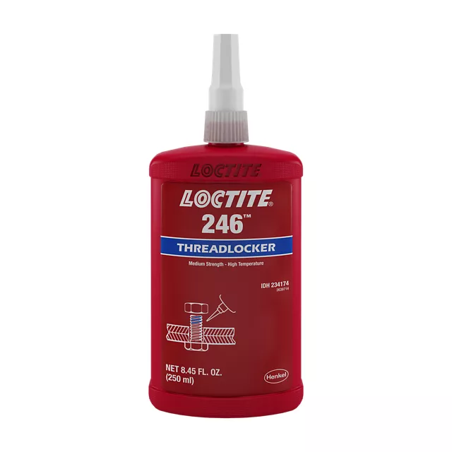 LOCTITE 246, fijador de roscas, botella 250 ml, Henkel LOCTITE, Color: Blue; Opaque