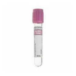 Tubos plásticos de recolección de sangre BD Vacutainer con K2 EDTA, cierre Hemogard, 4 mL