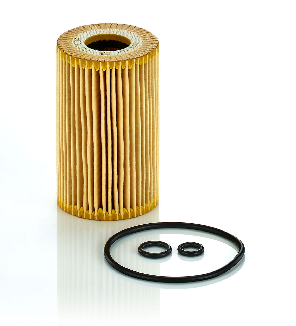 Filtro de aceite MANN-FILTER HU 7008 z, Outer diameter (A) = 2.5 in