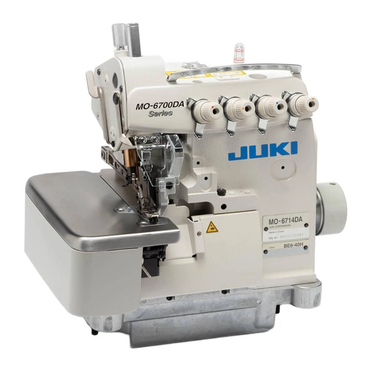 Sobrecerradora JUKI MO-6714DA, 7,000 puntadas por minuto, practical maximum sewing speed of 7,000sti/min
